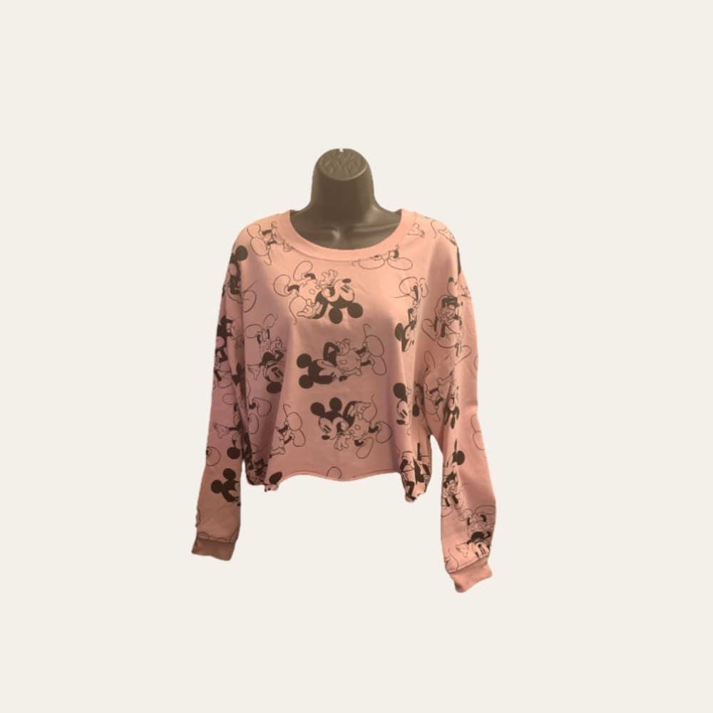 Disney Pink Mickey Mouse Crop Top